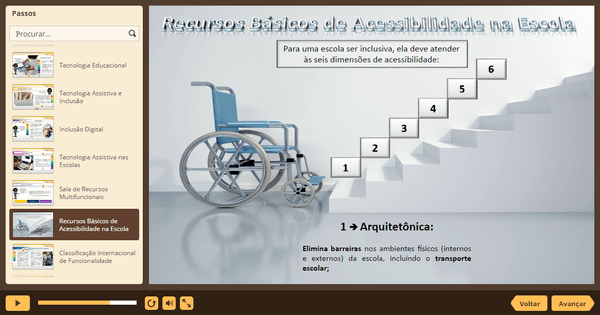 PrintScreen do curso gratuito Educação Especial Inclusiva