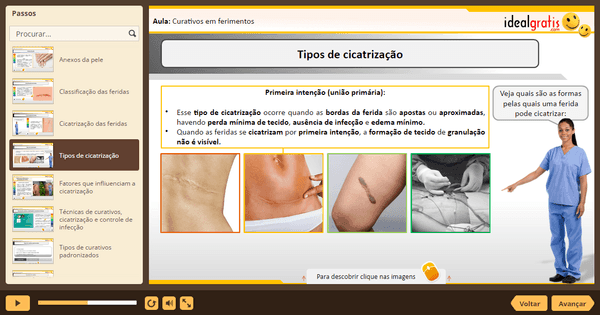 PrintScreen do curso gratuito Enfermagem Básica