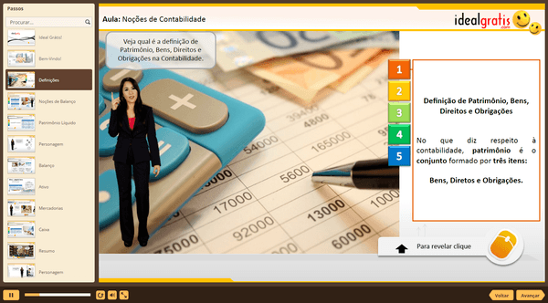 PrintScreen do curso gratuito Contabilidade Geral