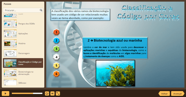 PrintScreen do curso gratuito Introdução à Biologia