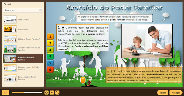 PrintScreen do curso gratuito Introdução ao Direito de Família