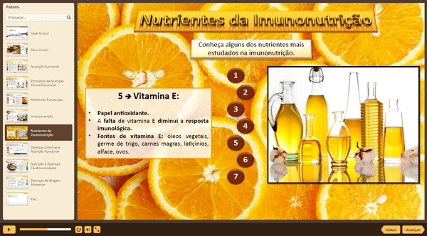 PrintScreen do curso gratuito Saúde Alimentar